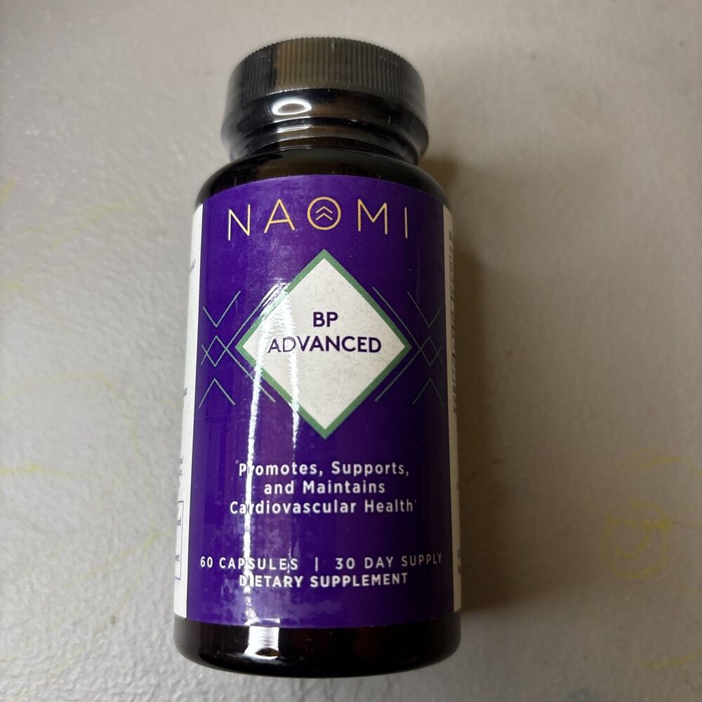 NAOMI BP Advanced, Potent Ingredients for Blood Flow and Circulation, Endothelia